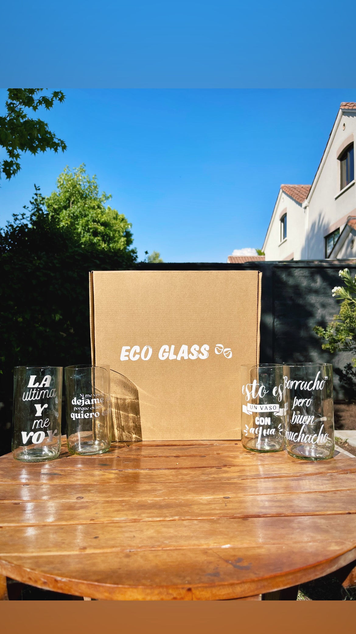 Pack 4 vasos Personalizados - EcoGlass