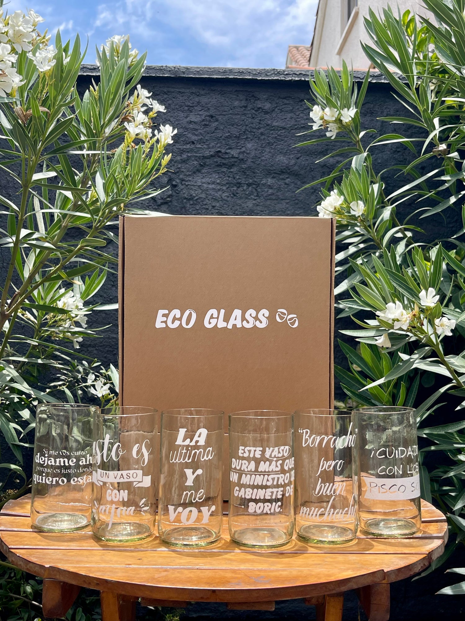 Pack de 6 vasos - EcoGlass